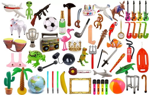 Inflatable guitar microphone - inflatable,
